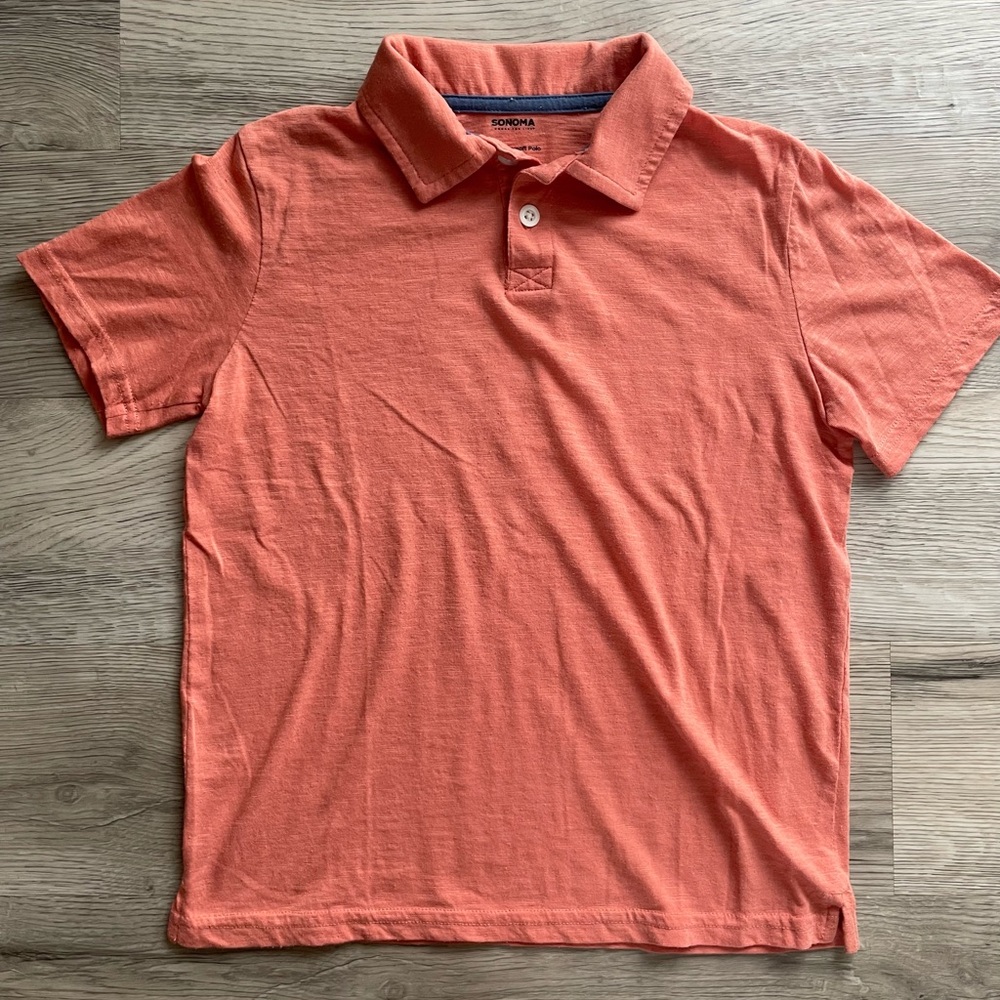 3/$30 | Sonoma | Supersoft Polo Shirt for Boys | Medium - Picture 3 of 6